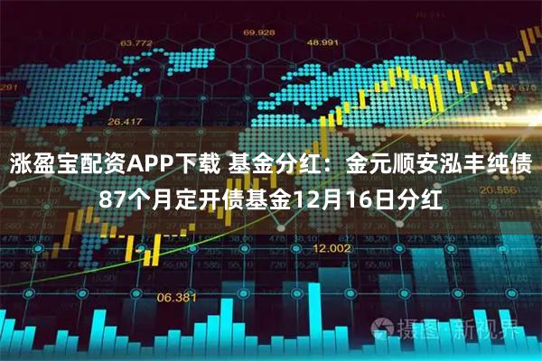 涨盈宝配资APP下载 基金分红:金元顺安泓丰纯债87个月定开债基金12月16日分红
