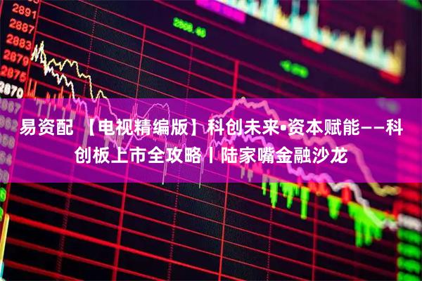 易资配 【电视精编版】科创未来•资本赋能——科创板上市全攻略丨陆家嘴金融沙龙